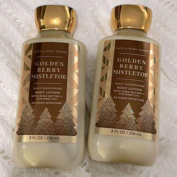 NEW - Bath & Body Works. Golden Berry Mistletoe - Picture 1 of 3